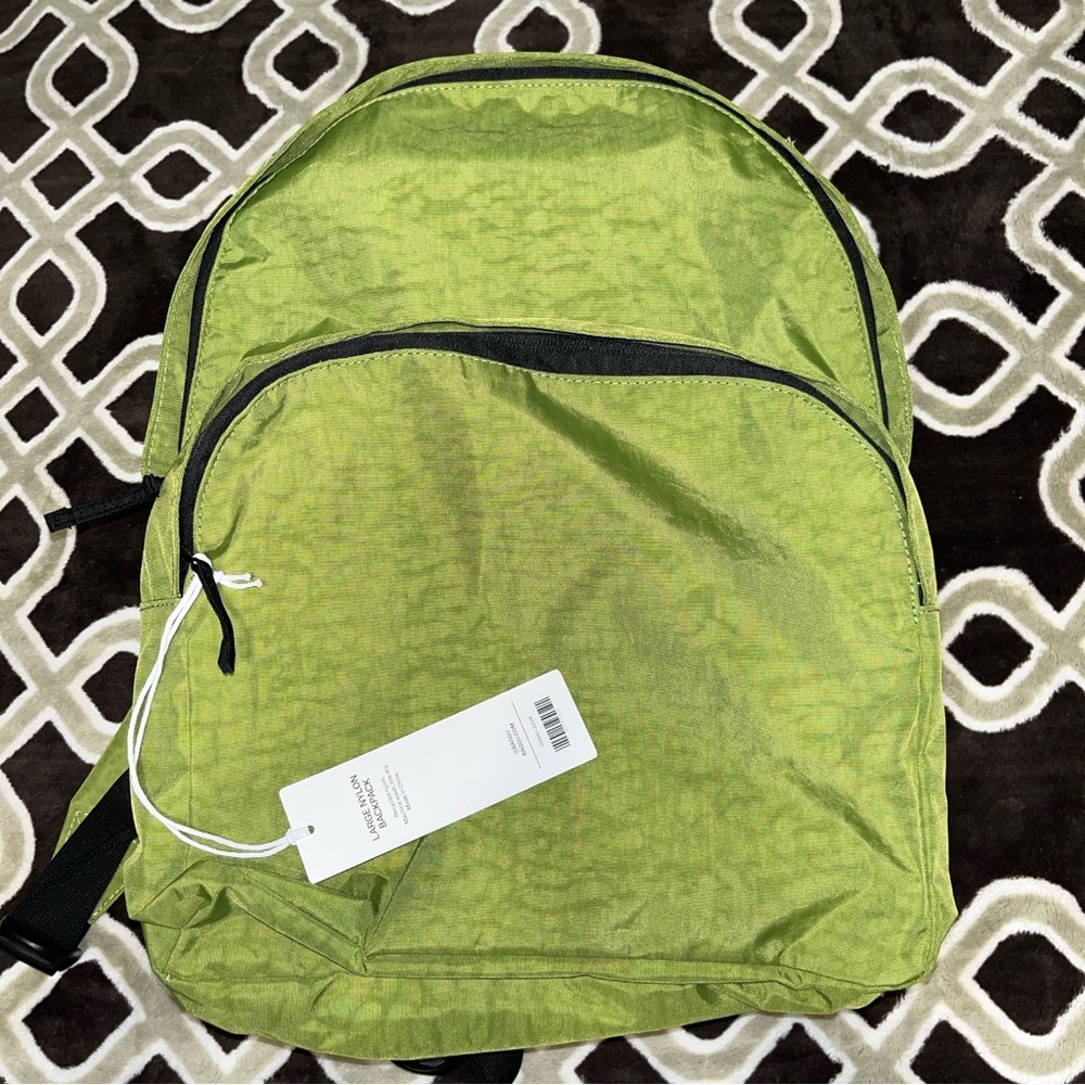 Baggu Large Backpack Green Juice NWT